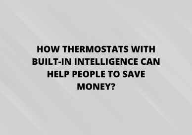thermostats with built-in intelligence